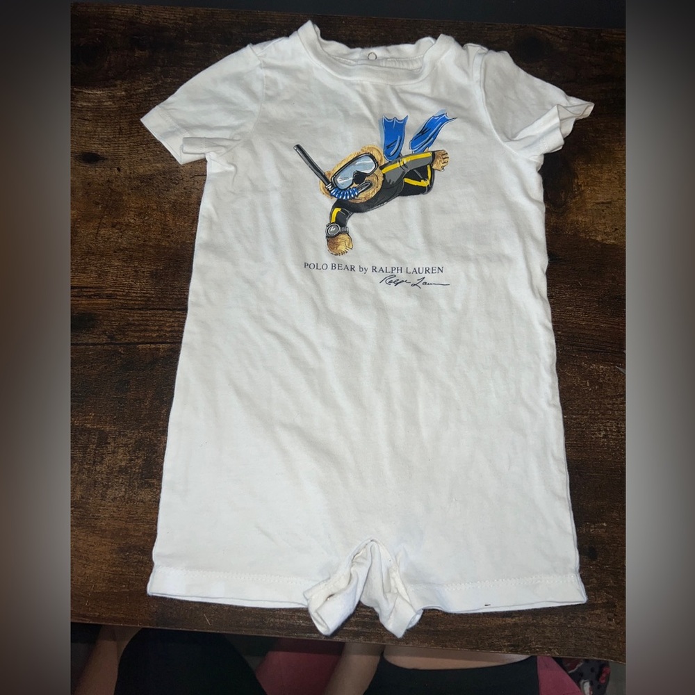 A polo onesie